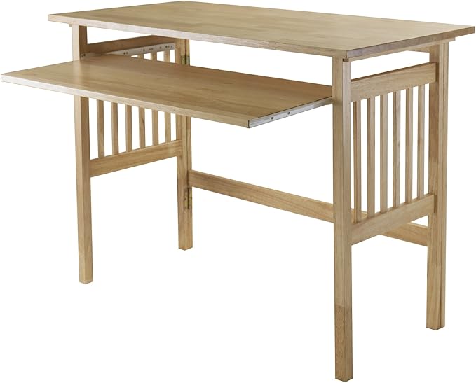 Folding Computer Desk Beechwood
