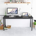 SogesPower 63 inches Computer Desk Study Table PC Laptop Office Desk Workstation for Home Office Black
