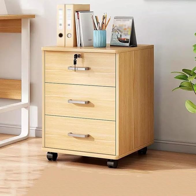 File Cabinet Under Desk Storage Cabinet Sideboard Drawer Cabinet Office Data Cabinet with Lock Storage Cabinet (Color : B)