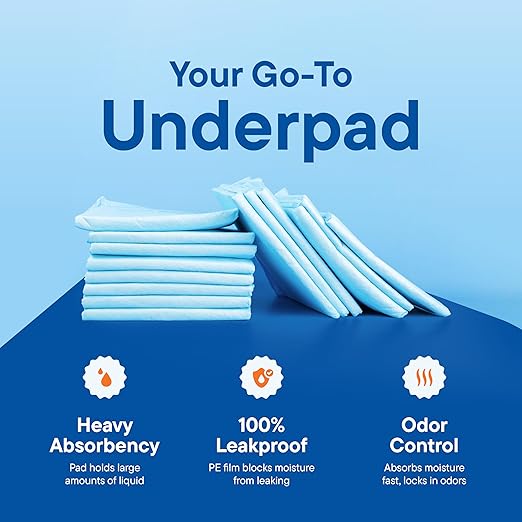 Chucks Pads Disposable Adult Underpads [100-Pack] 30x36 XXL Extra-Large Super-Absorbent Incontinence Bed Pads – Mattress Protector Pee Pads for Adults Kids &amp Pets – Bed Protection &amp Trainin