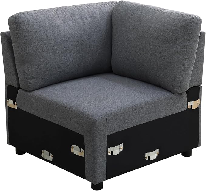 Sleeper Sofa Couch Bed Convertible Sofa Bed with Armrests Sectional Sofa with Storage Seat L Shaped Sectional Couch with Reversible Chaise for Living Room Apartment Bedroom Office