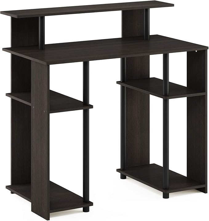 Furinno JAYA Simple Design Computer Writing Desk Walnut