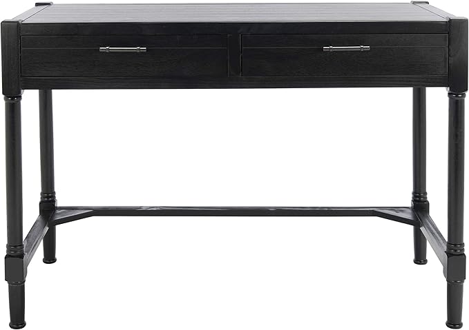 Safavieh Home Collection Filbert Black 2-Drawer Writing Desk DSK5701B