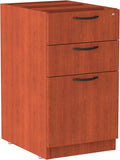 Alera Valencia Series 16 by 22 by 28-Inch 2 Box and 1 File Drawer Full Pedestal Medium Cherry