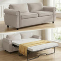 PUREMIND 2-in-1 Full Size Pull Out Sofa Bed Convertible Sofa Bed Couch with Pull Out Beds Upholstered Sleeper Sofas Beds Loveseat Couch Couches for Living Room Apartment and Small Spaces