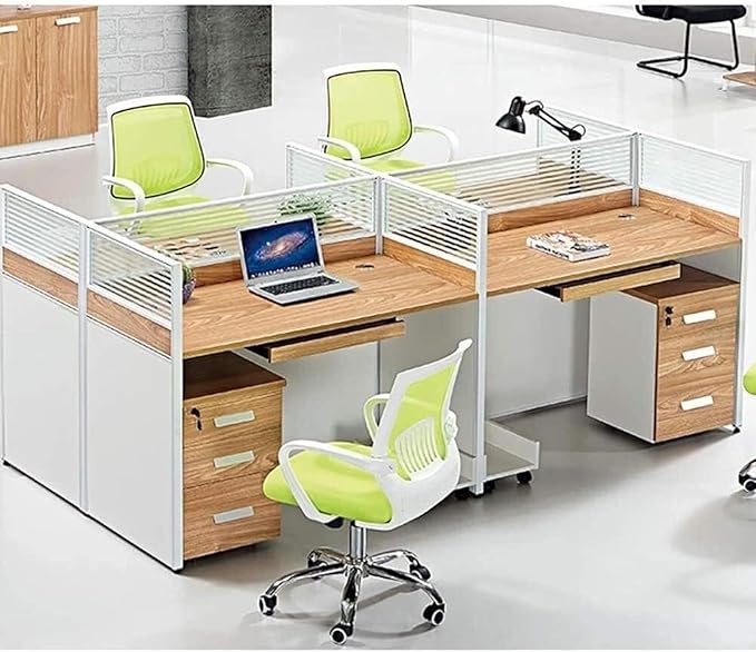 Mobile Wooden File Cabinet with Lock - Floor-Standing Storage Solution for Office and Home(B)