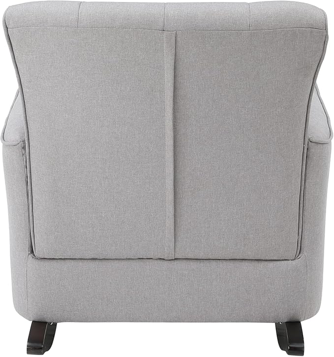 Light Grey Rocking Chair - Comfort &amp Support | Living Room &amp Bedroom | Pocket Coil Seat