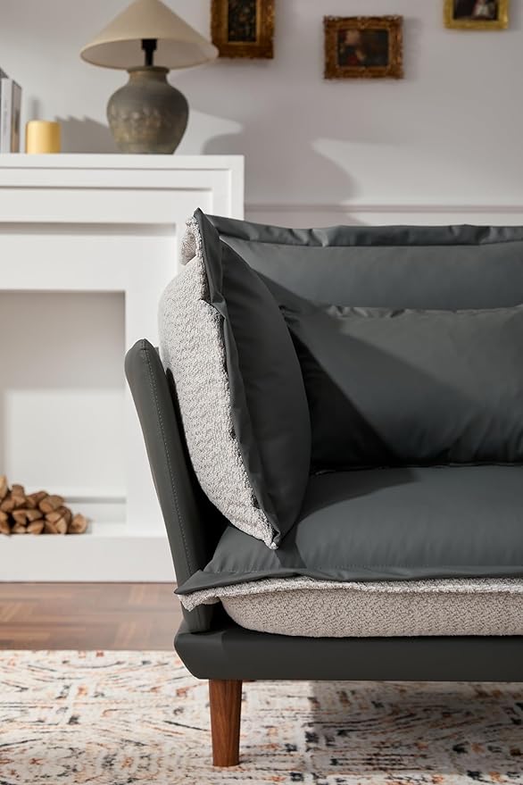 Modern Style Chenille Oversized Armchair Chair Single Sofa Lounge Chair for Living Room Bedroom