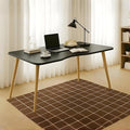Modern Black Wooden Computer Table 40 L x 20 W x 30 H inches – Durable and Stylish Desk for Home Office Bedroom or Study