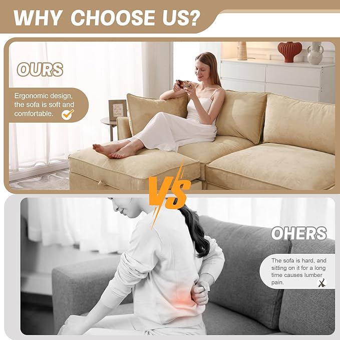 Modern Style Loveseat Sofa with Pull Out Storage Drawers Under Each Seat 2-Seat Couch with Excellent Storage Space Suitable for Small Living Rooms