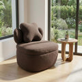 Teddy Velvet Swivel Accent Chair with Storage 360° Rotating Ergonomic Armchair Scratch-Resistant Upholstered Sofa Chair for Living Room Bedroom Nursery Apartment or Small Spaces 300 lbs Capacity