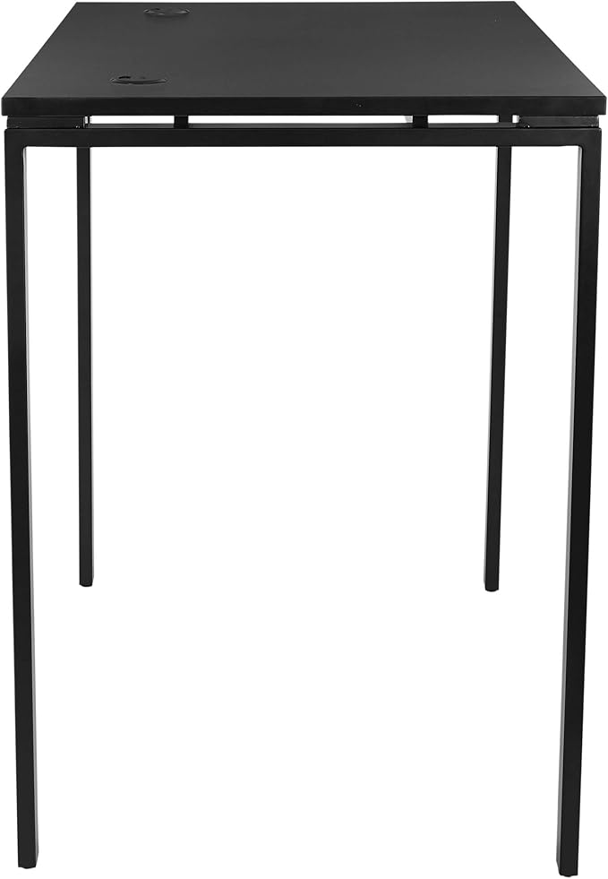 OSP Home Furnishings Prado Home Office Writing Desk 48 Inches 42 Inches 48-inches Wide x 42-inches High Black