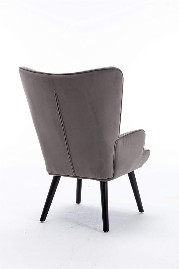 Accent Chair Living Room/Bed Room Modern Leisure Chair Silver Grey