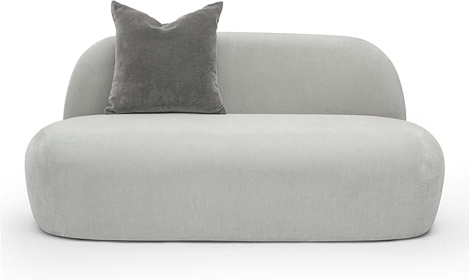 Tov Furniture Carraway Upcycled Chenille Loveseat (Grey)
