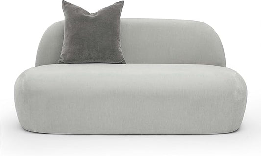 Tov Furniture Carraway Upcycled Chenille Loveseat (Grey)