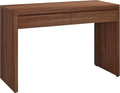 Henn&ampHart 48 Modern Rectangular Wooden Home Office Desk Computer Desk Writing Table with 2 Storage Drawers for Home Office Medium Walnut