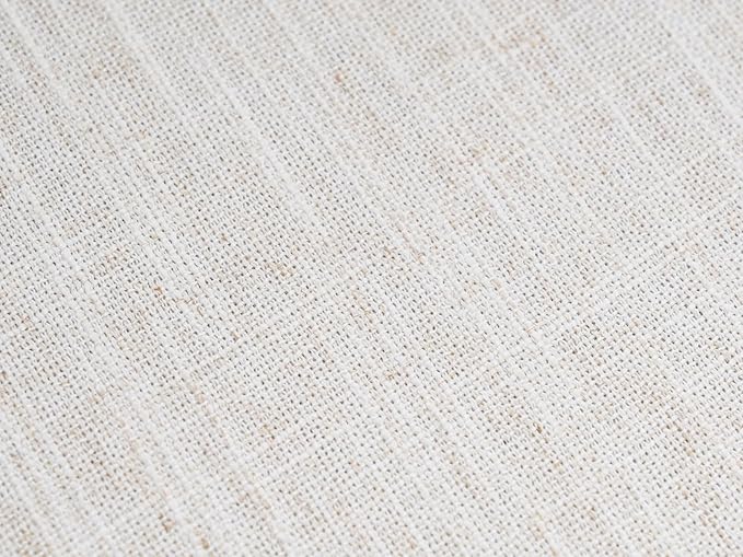Modern Accent Living Room Chair with Ottoman Upholstered Mixed Linen Lounge Chair Comfy Side Reading Chair for Living Room Bedroom Apartment Office Beige