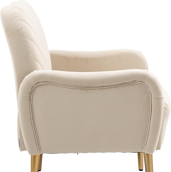 Velvet Chair Accent Chair/Living Room lesiure Chair with Metal feet