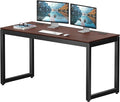 SHW 55-Inch Commercial-Grade Office Computer Desk Cherry