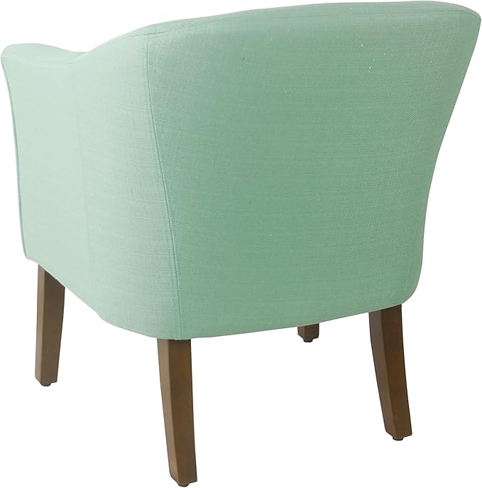 HomePop Modern Barrel Accent Chair Aqua