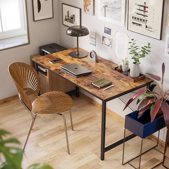 FEZIBO 32 inch Computer Desk Home Office Small Desk Modern Simple Style PC Table for Home Office Study Writing