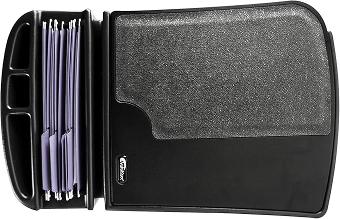 AutoExec AE-GMEF-BT Efficiency GripMaster Car Desk for Your Vehicle Workstation and Mobile Office Black