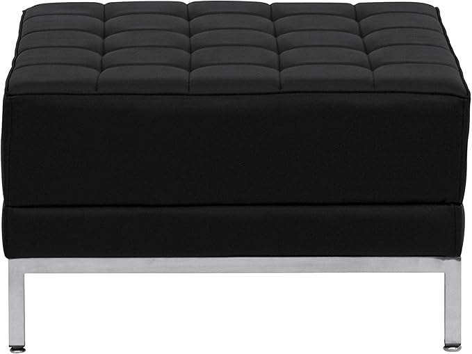 Flash Furniture HERCULES Imagination Series Black LeatherSoft Ottoman