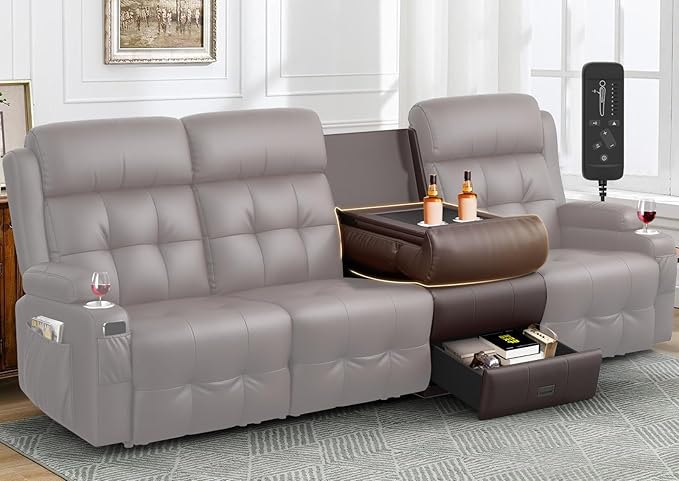 Sofa Box G Flip-Back Middle Seat Brown Color