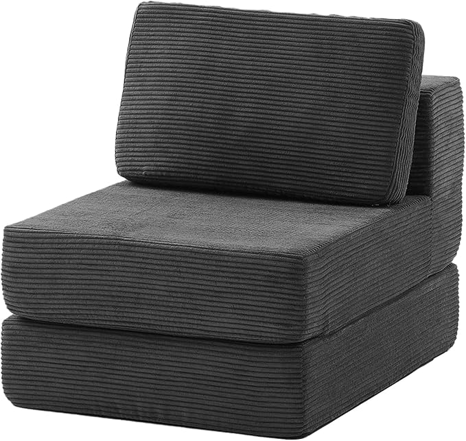 FILUXE Modular Sectional Sofa Modern Modular Sofa Couch with Deep SeatComfy Cloud Couch Sectional Couches for Living Room Bedroom and Apartment1-SeaterDark Grey