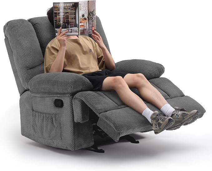 Stary Oversized Rocking Rocker Recliner Chair for Living Room Adults