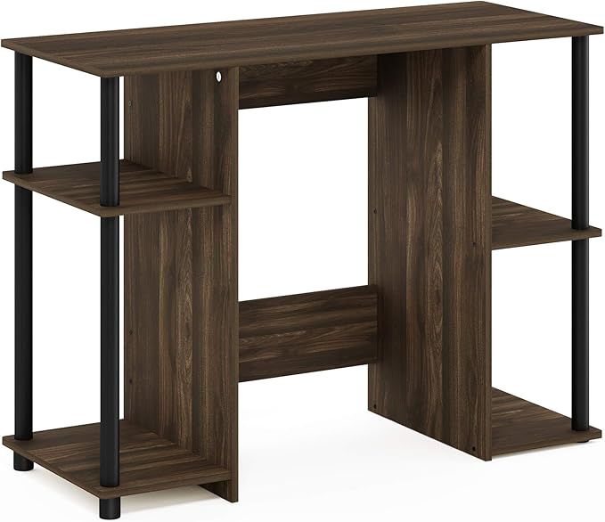 Furinno Jaya Computer Study Desk Columbia Walnut/Black