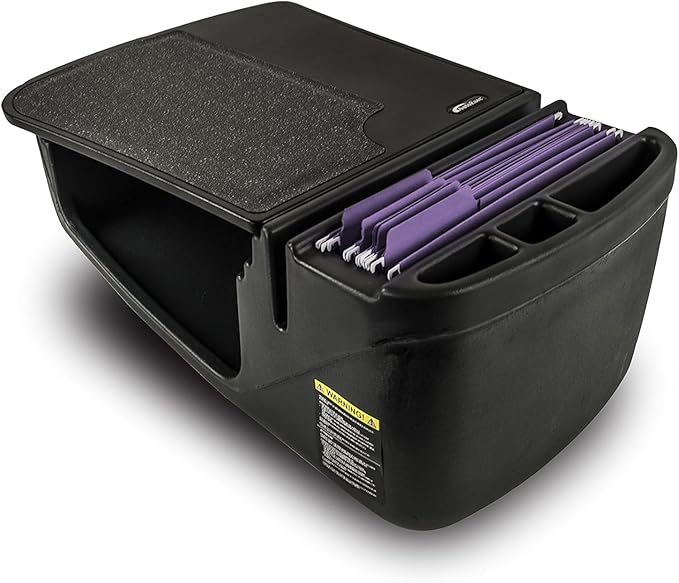 AutoExec AE-GMEF-BT Efficiency GripMaster Car Desk for Your Vehicle Workstation and Mobile Office Black