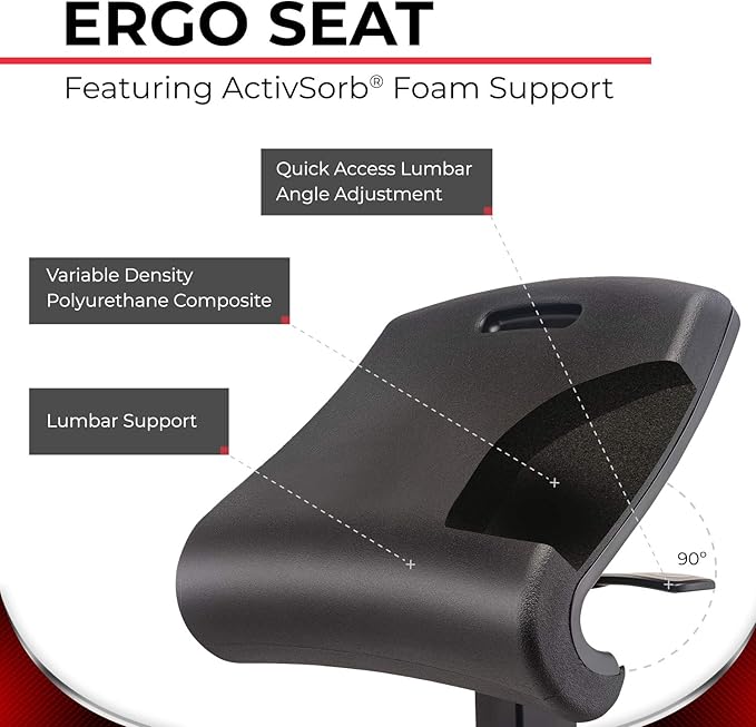 Standing Desk Chair – Ergonomic Stool for Active Sitting &amp Posture Support | Adjustable Height Sit Stand Chair for Home Office Elite Upgraded Version with 3 Bonus Accessories