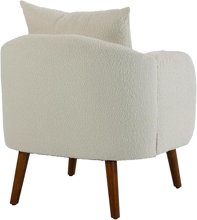 Wood Frame Armchair Modern Accent Chair Lounge Chair for Living Room