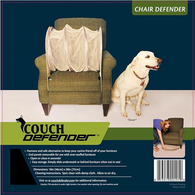 Chair Defender: Keep Pets Off of Your Furniture! (Black)