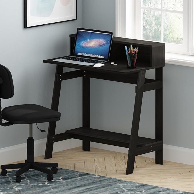 Furinno Simplistic a Frame Computer Desk Espresso