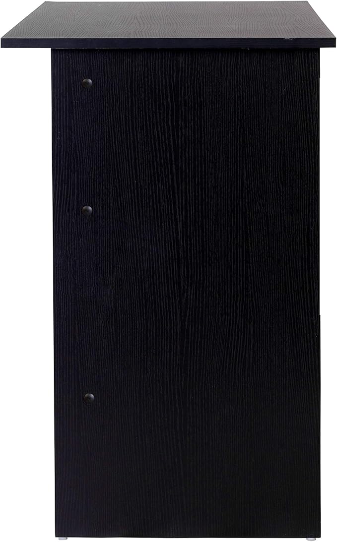 OneSpace Adina 2 Drawers Writing Desk Black