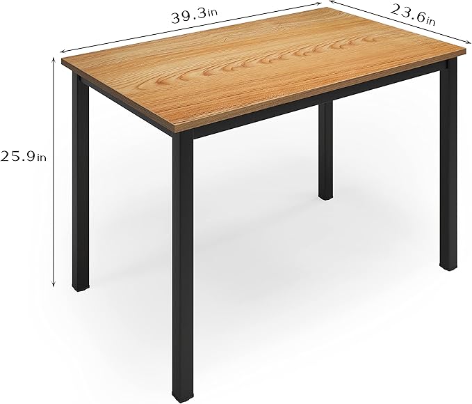 SogesGame 39.4 inches Computer Writing Gaming Compact Desk for Small Space Study Table for Home Office