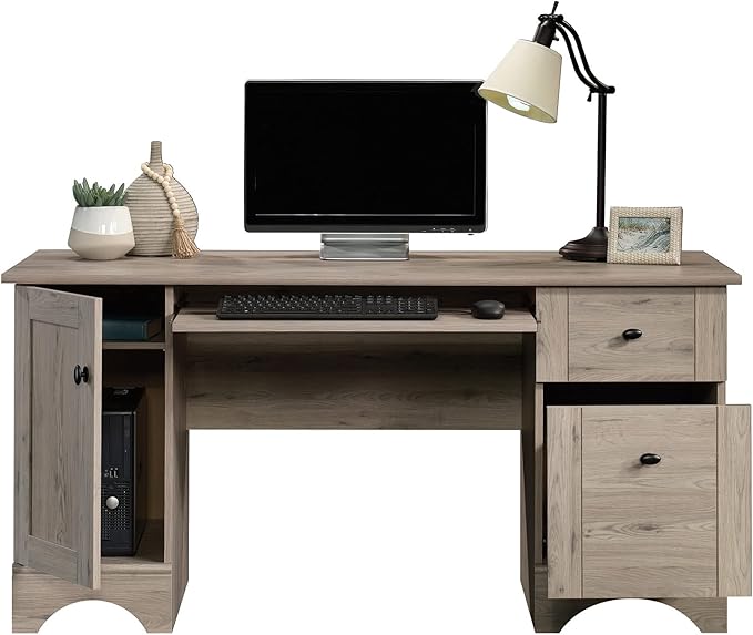 Sauder Miscellaneous Office Home Office Desk Laurel Oak Finish