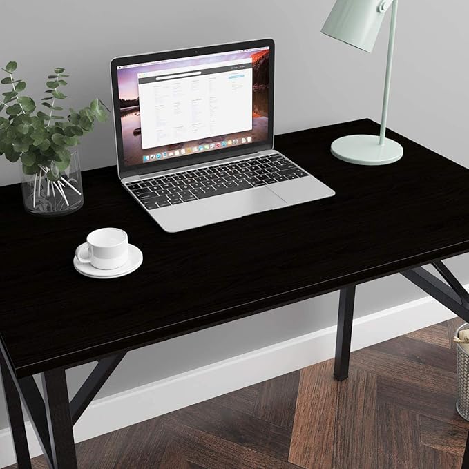 SogesGame 31.5 inches Small Desk Computer Desk for Small Space Small Folding Table Small Writing Desk Compact Desk Foldable Desk No Install