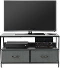 Sorbus TV Stand Dresser with 2 Drawers - Television Riser Chest with Storage - Bedroom Living Room Closet &amp Dorm Furniture