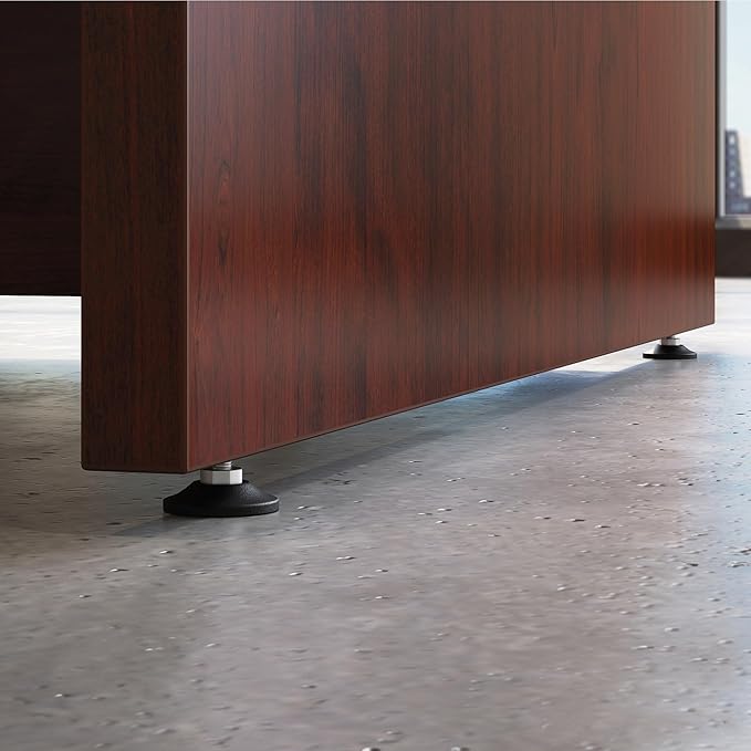 OfficeWorks by Sauder Affirm 60'' Desk Shell L: 59.06'' x W: 29.53'' x H: 29.29'' Classic Cherry