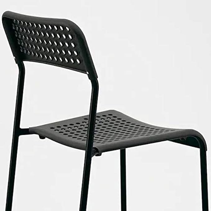 Ikea ADDE Chair Black(Pack of 2)