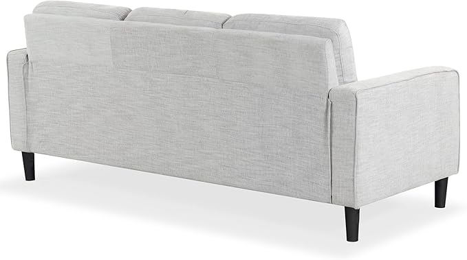 SAFAVIEH Couture Furniture Collection Felicianya Modern Light Grey 3-Seater Sofa