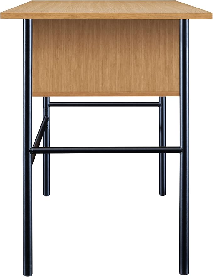 OSP Home Furnishings Denmark Writing Desk with Lockdowel Fastening System Natural