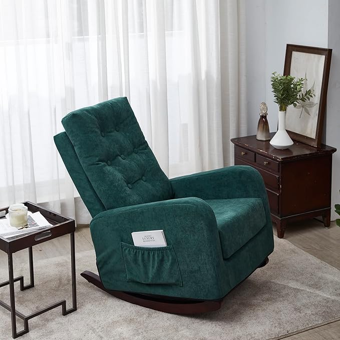 Accent Chair TV Chair Living Room Chair Lazy Recliner Comfortable Fabric Leisure SofaModern High Back Armchair