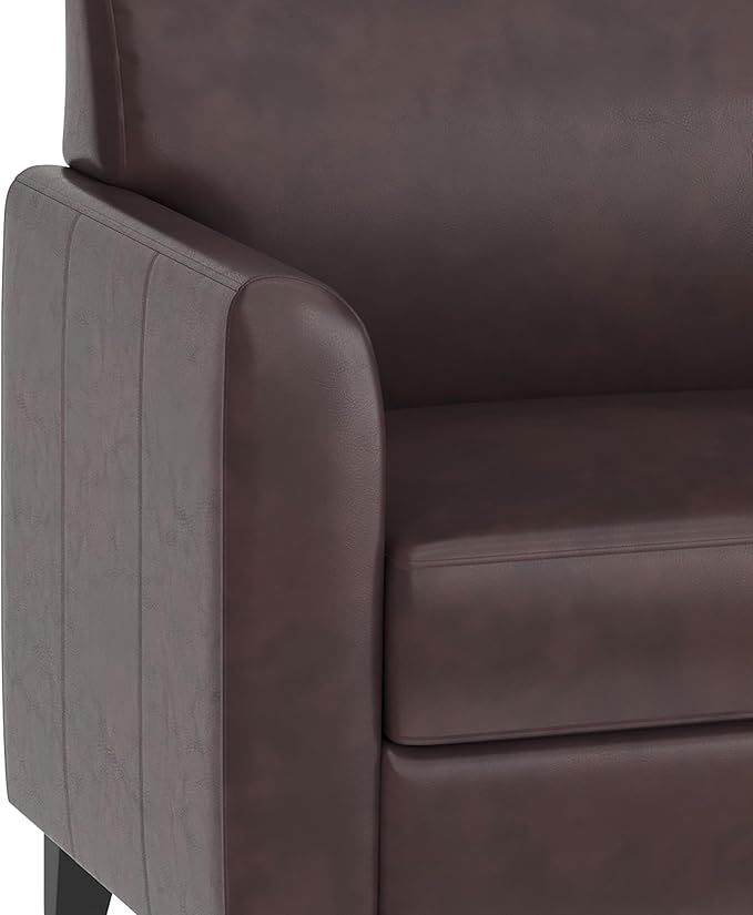 Flash Furniture HERCULES Diplomat Series Brown LeatherSoft Sofa