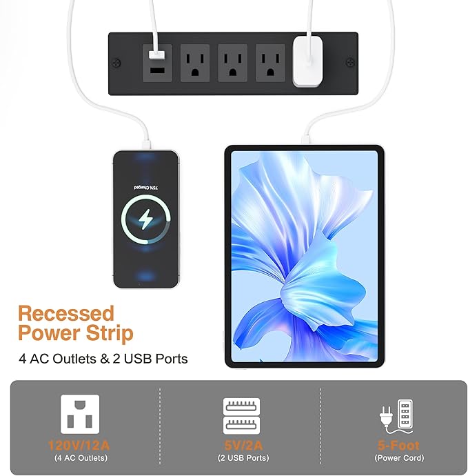 Office Desk L Shape with File Drawers&ampPower OutletYOUNGAR 69.3 Inch Reversible L Shaped Computer DesksCorner L Shape or Long Desk Set up Monitor Stand &ampStorage Shelves LED Lights&ampCPU Sta