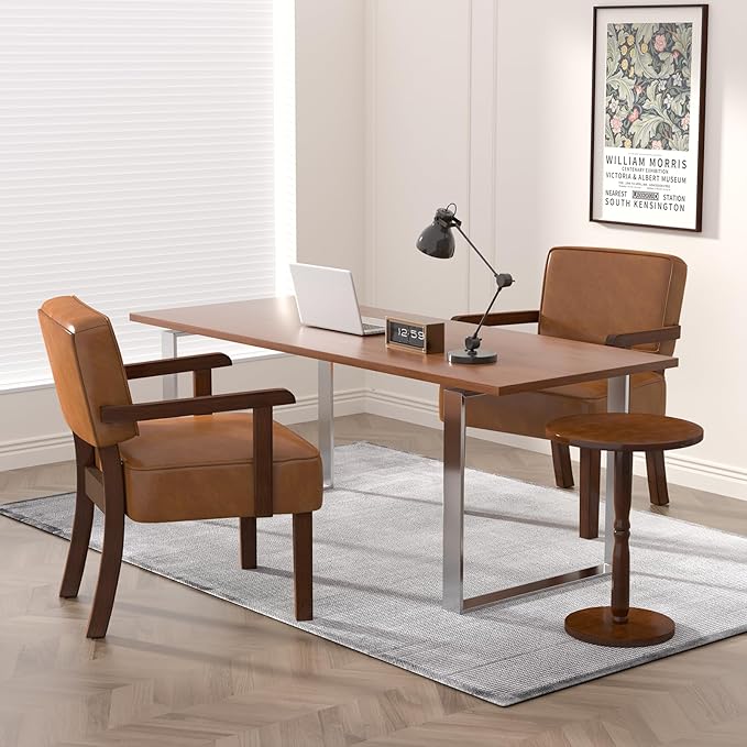 Accent Chair PU Leather Living Room Chairs Oversize with Soft Seat and Armrests for Living Room Dinning Room Bedroom Reading Room Waiting Room