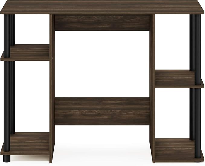 Furinno Jaya Computer Study Desk Columbia Walnut/Black